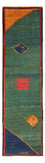 Alfombra de pasillo Alfombra Gabbeh - Persa - 265 x 72 cm - multicolor
