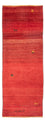 Alfombra de pasillo Alfombra Gabbeh - Persa - 227 x 85 cm - rojo