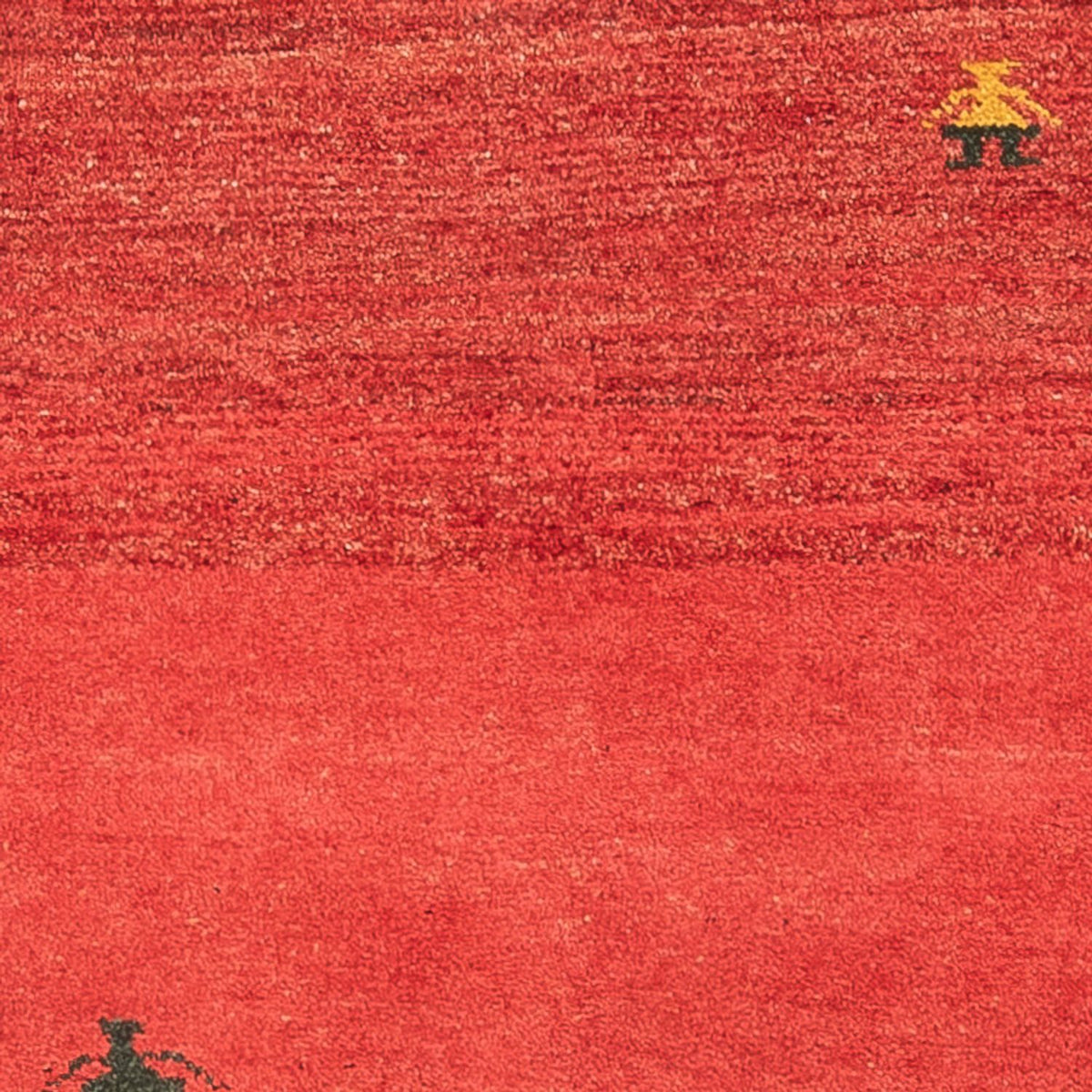 Alfombra de pasillo Alfombra Gabbeh - Persa - 227 x 85 cm - rojo