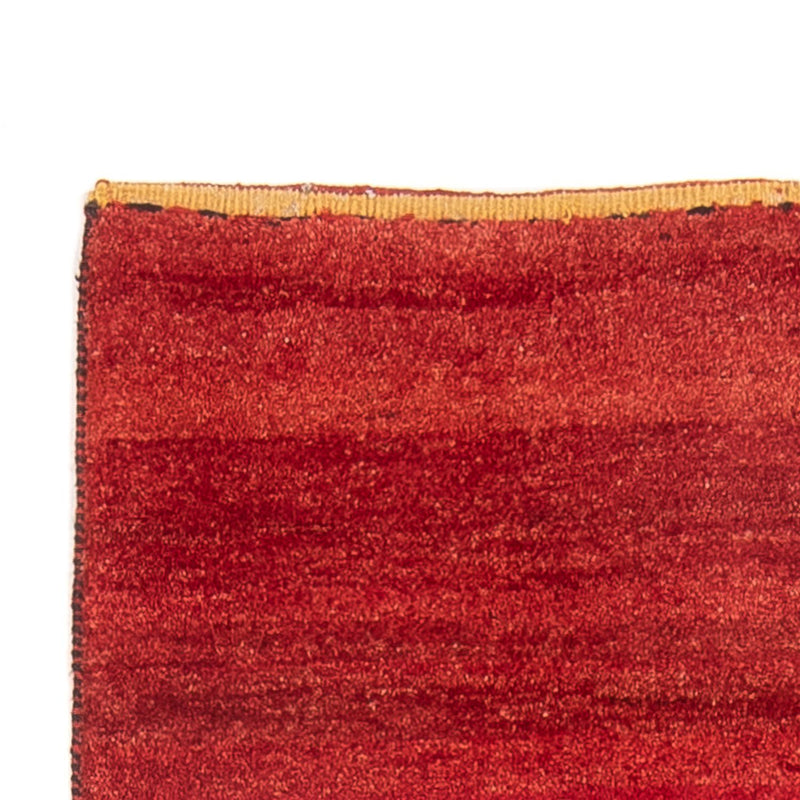 Alfombra de pasillo Alfombra Gabbeh - Persa - 227 x 85 cm - rojo
