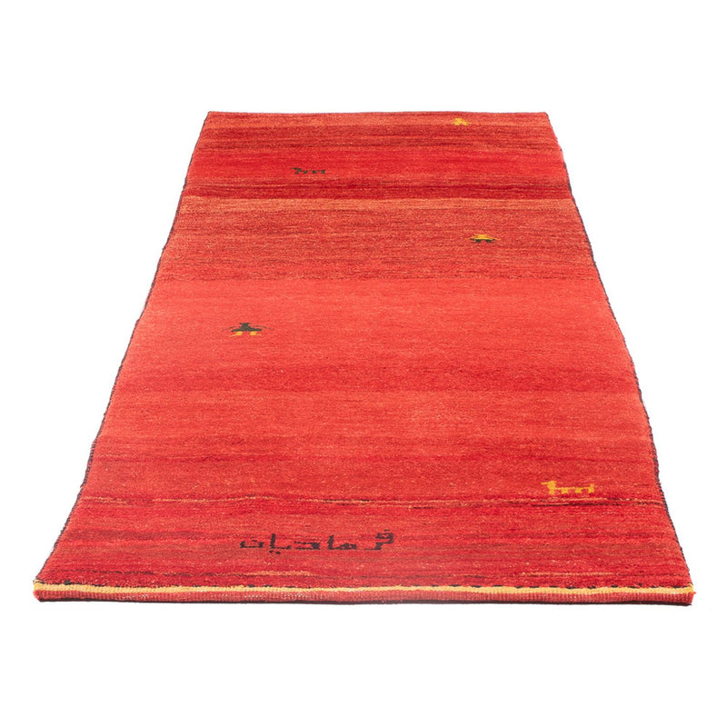Alfombra de pasillo Alfombra Gabbeh - Persa - 227 x 85 cm - rojo