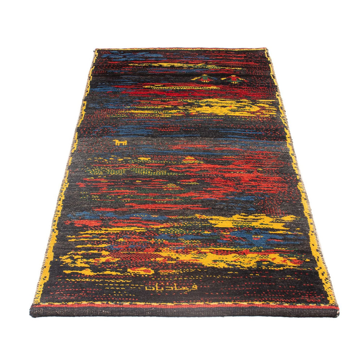 Alfombra de pasillo Alfombra Gabbeh - Persa - 185 x 68 cm - multicolor
