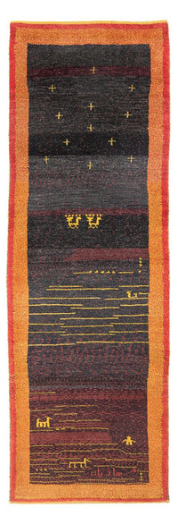 Alfombra de pasillo Alfombra Gabbeh - Persa - 260 x 86 cm - multicolor