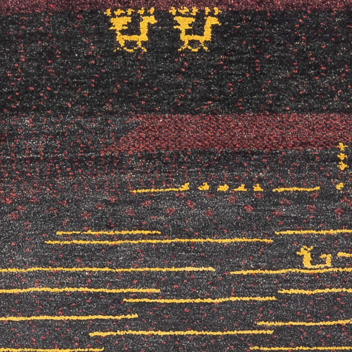 Alfombra de pasillo Alfombra Gabbeh - Persa - 260 x 86 cm - multicolor