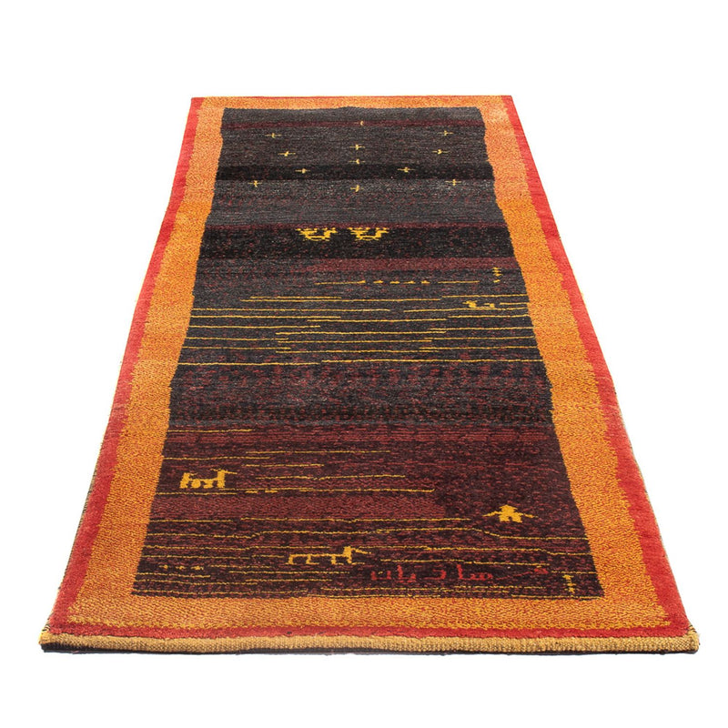 Alfombra de pasillo Alfombra Gabbeh - Persa - 260 x 86 cm - multicolor
