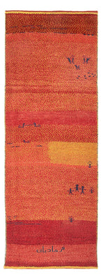 Alfombra de pasillo Alfombra Gabbeh - Persa - 237 x 84 cm - multicolor