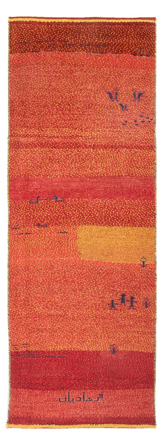 Alfombra de pasillo Alfombra Gabbeh - Persa - 237 x 84 cm - multicolor