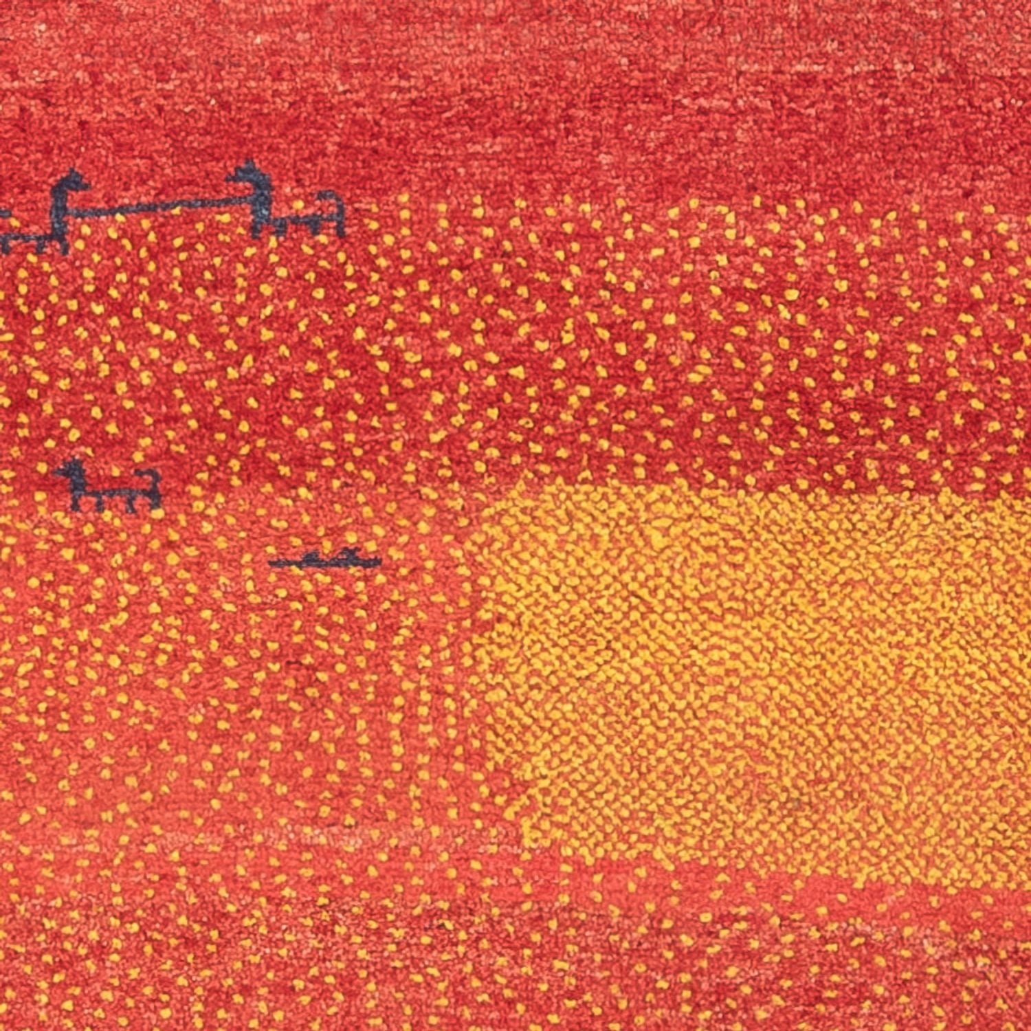Alfombra de pasillo Alfombra Gabbeh - Persa - 237 x 84 cm - multicolor