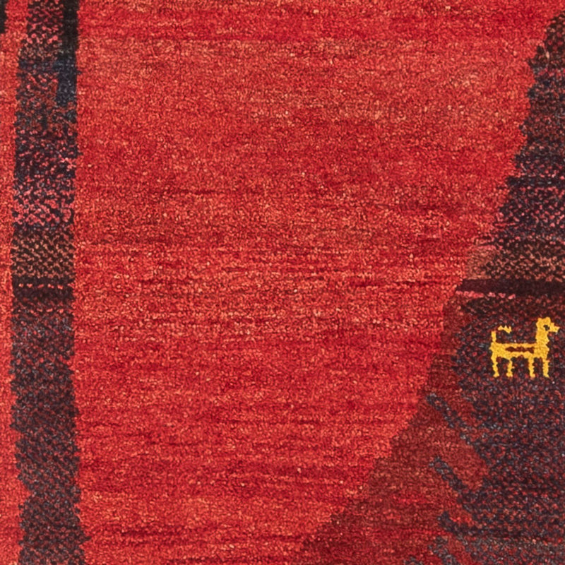 Alfombra de pasillo Alfombra Gabbeh - Persa - 230 x 73 cm - multicolor