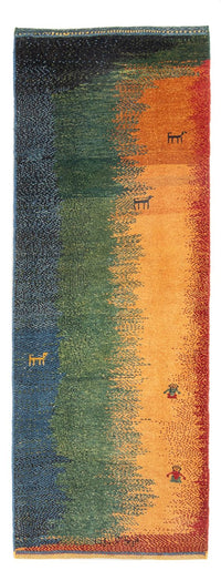 Alfombra de pasillo Alfombra Gabbeh - Persa - 202 x 68 cm - multicolor