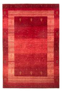 Alfombra Gabbeh - Loribaft Persa - 257 x 173 cm - rojo