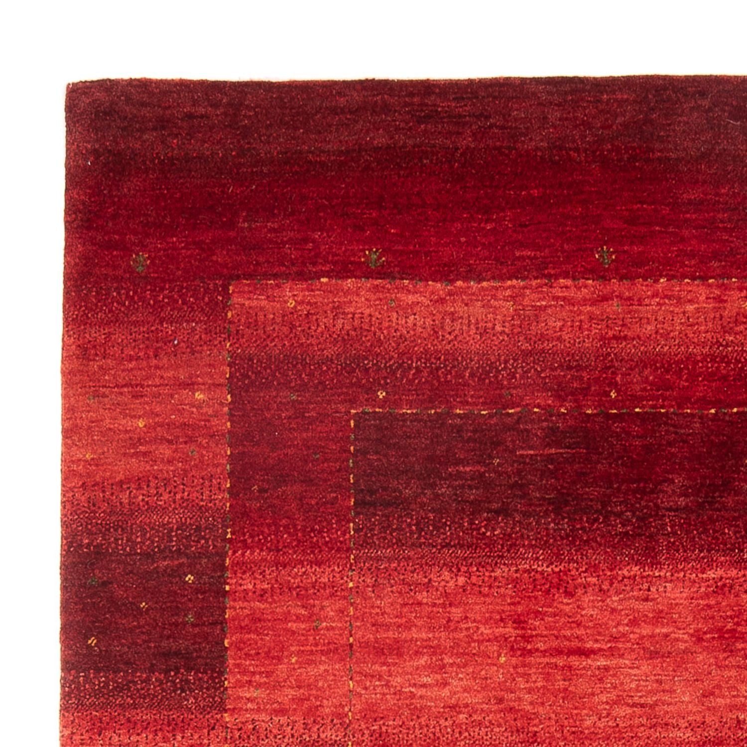 Alfombra Gabbeh - Loribaft Persa - 222 x 150 cm - rojo