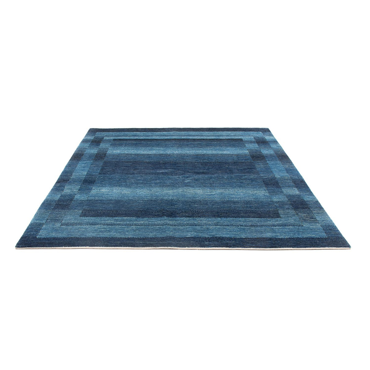 Alfombra Gabbeh - Loribaft Persa - 225 x 186 cm - azul marino