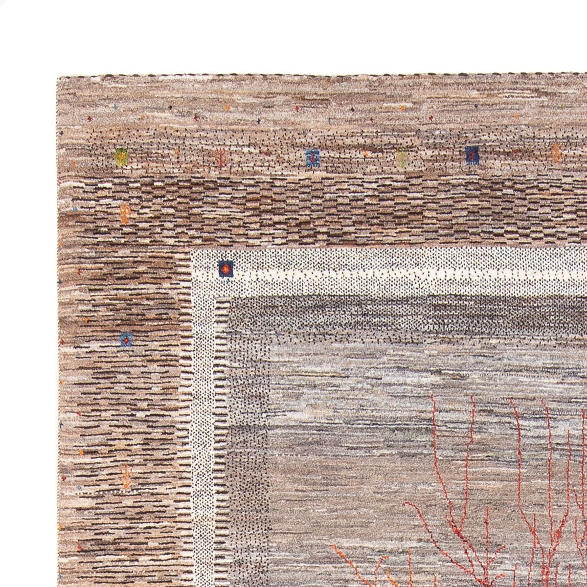 Alfombra Gabbeh - Loribaft Persa - 306 x 212 cm - multicolor