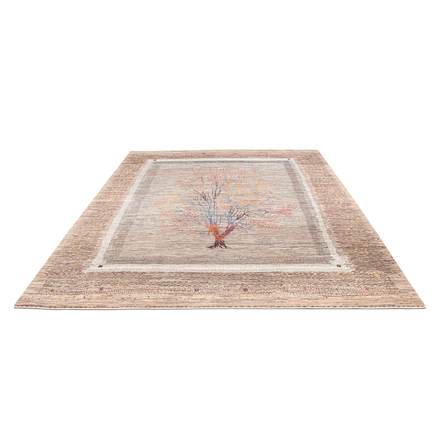 Alfombra Gabbeh - Loribaft Persa - 306 x 212 cm - multicolor