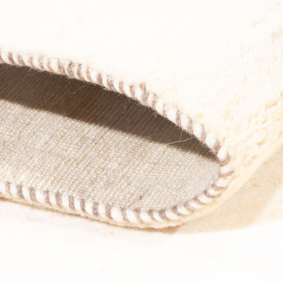 Alfombra Gabbeh - Loribaft Persa - 198 x 147 cm - gris claro