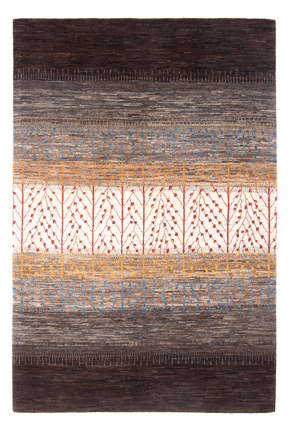 Alfombra Gabbeh - Loribaft Persa - 218 x 154 cm - multicolor