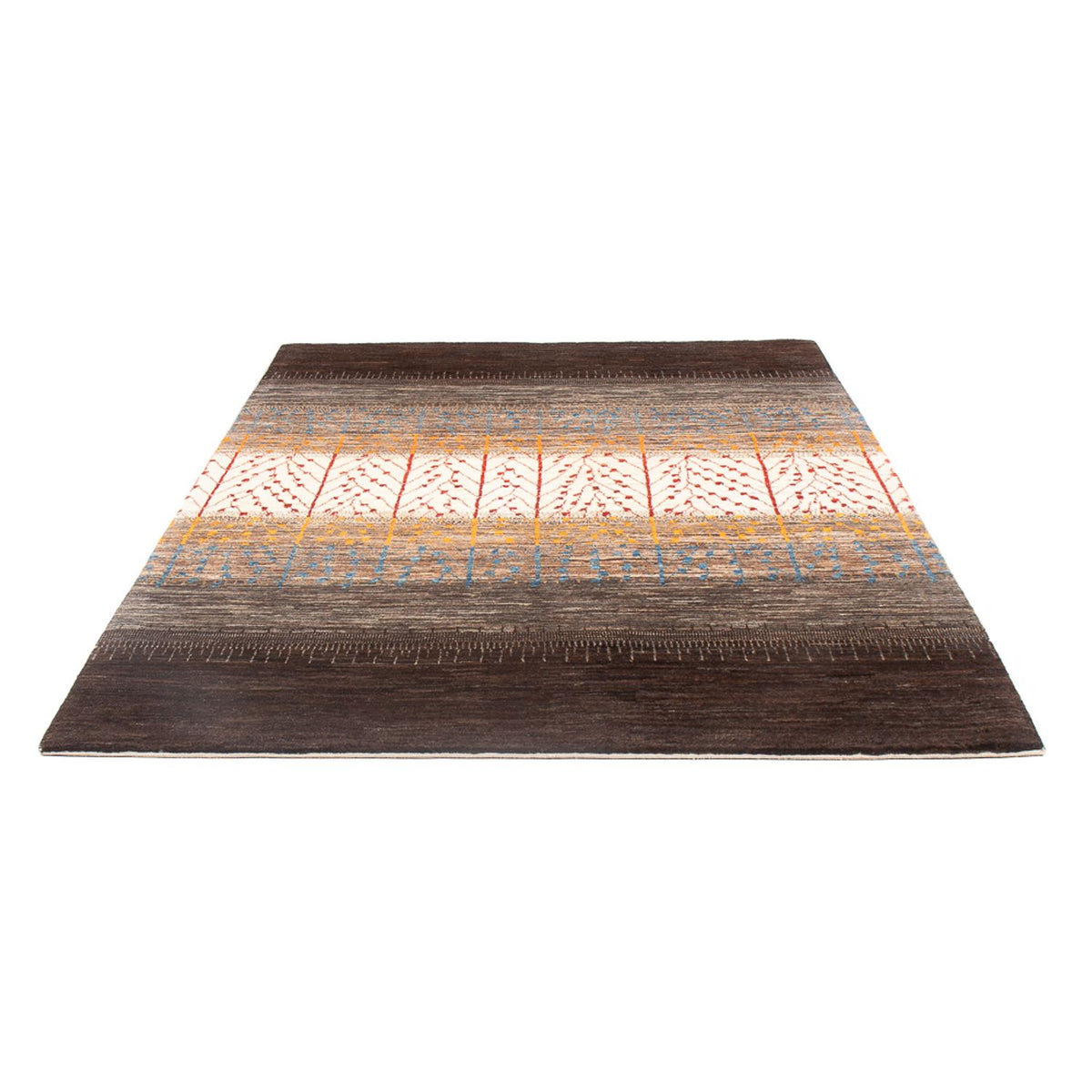 Alfombra Gabbeh - Loribaft Persa - 218 x 154 cm - multicolor