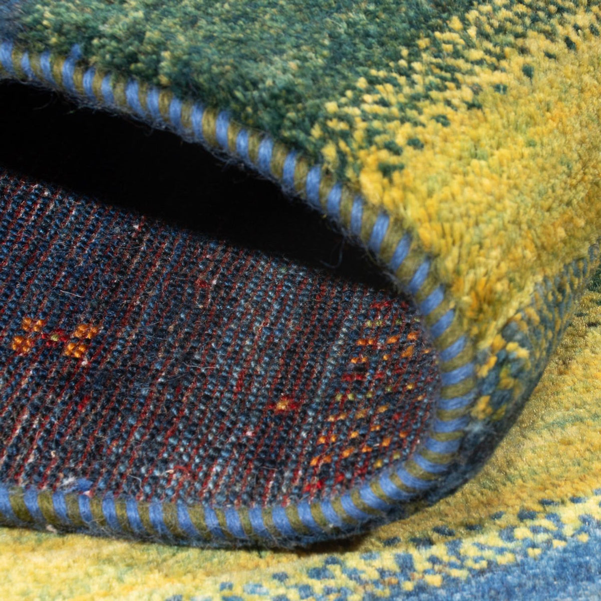 Alfombra Gabbeh - Loribaft Persa - 197 x 130 cm - multicolor