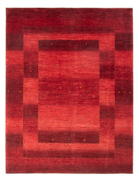 Alfombra Gabbeh - Loribaft Persa - 204 x 155 cm - rojo