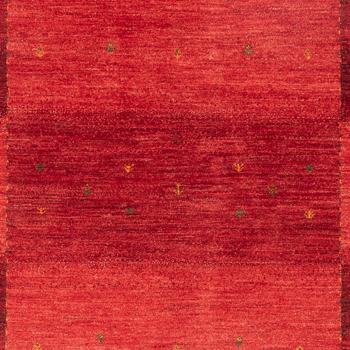 Alfombra Gabbeh - Loribaft Persa - 204 x 155 cm - rojo