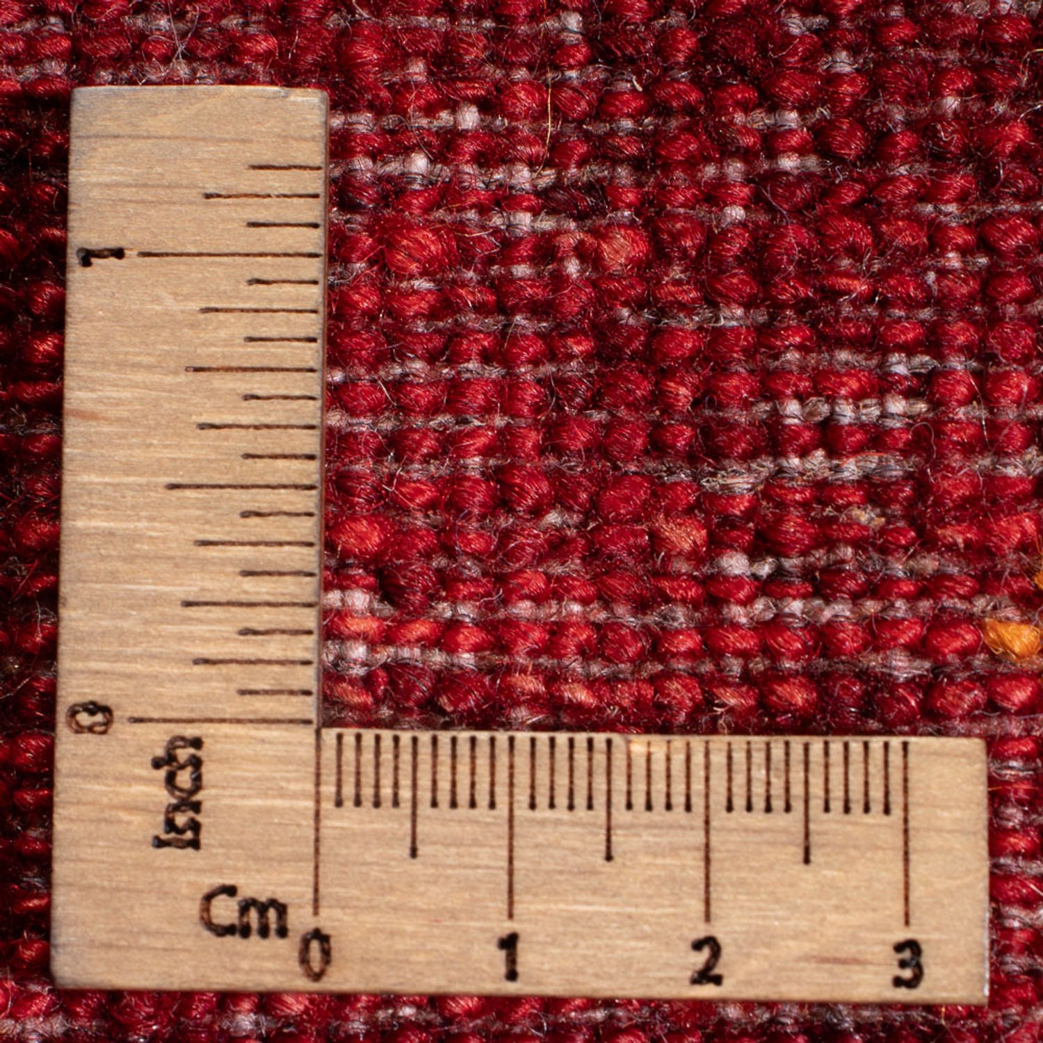 Alfombra Gabbeh - Loribaft Persa - 204 x 155 cm - rojo