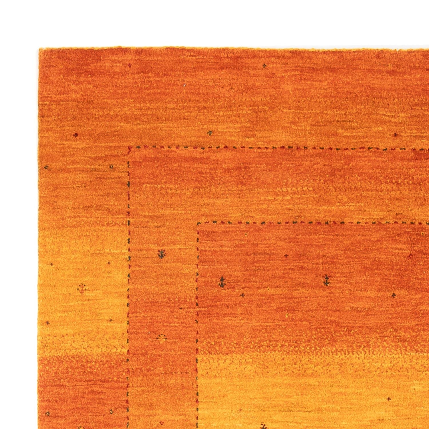 Alfombra Gabbeh - Loribaft Persa - 209 x 155 cm - naranja