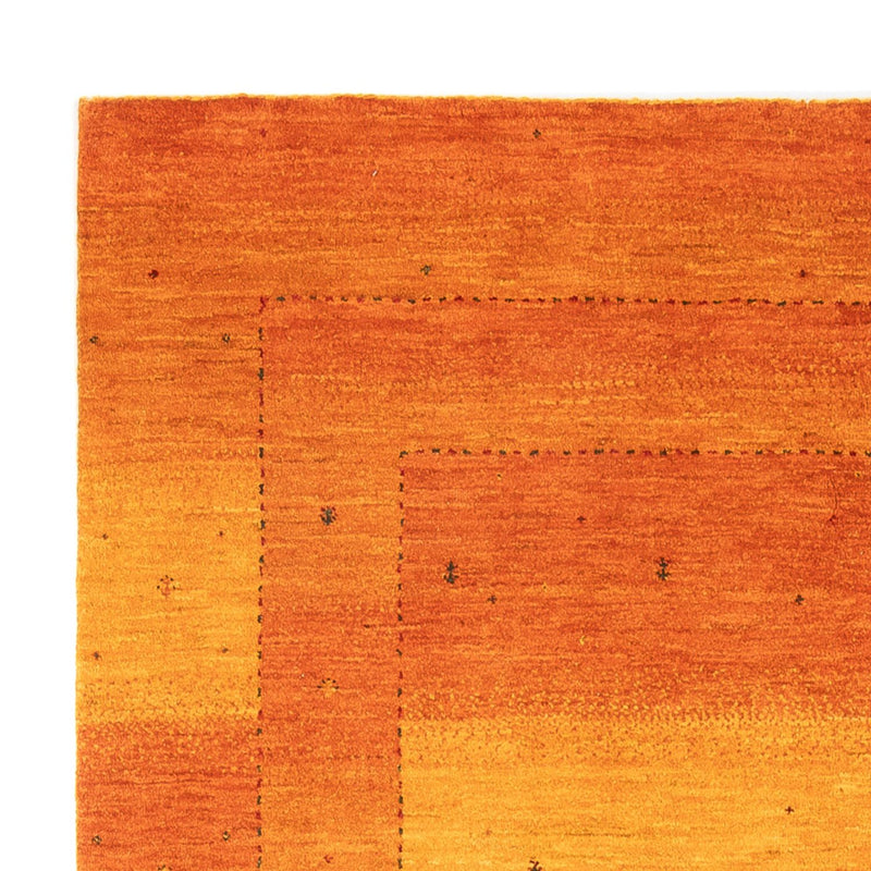 Alfombra Gabbeh - Loribaft Persa - 209 x 155 cm - naranja