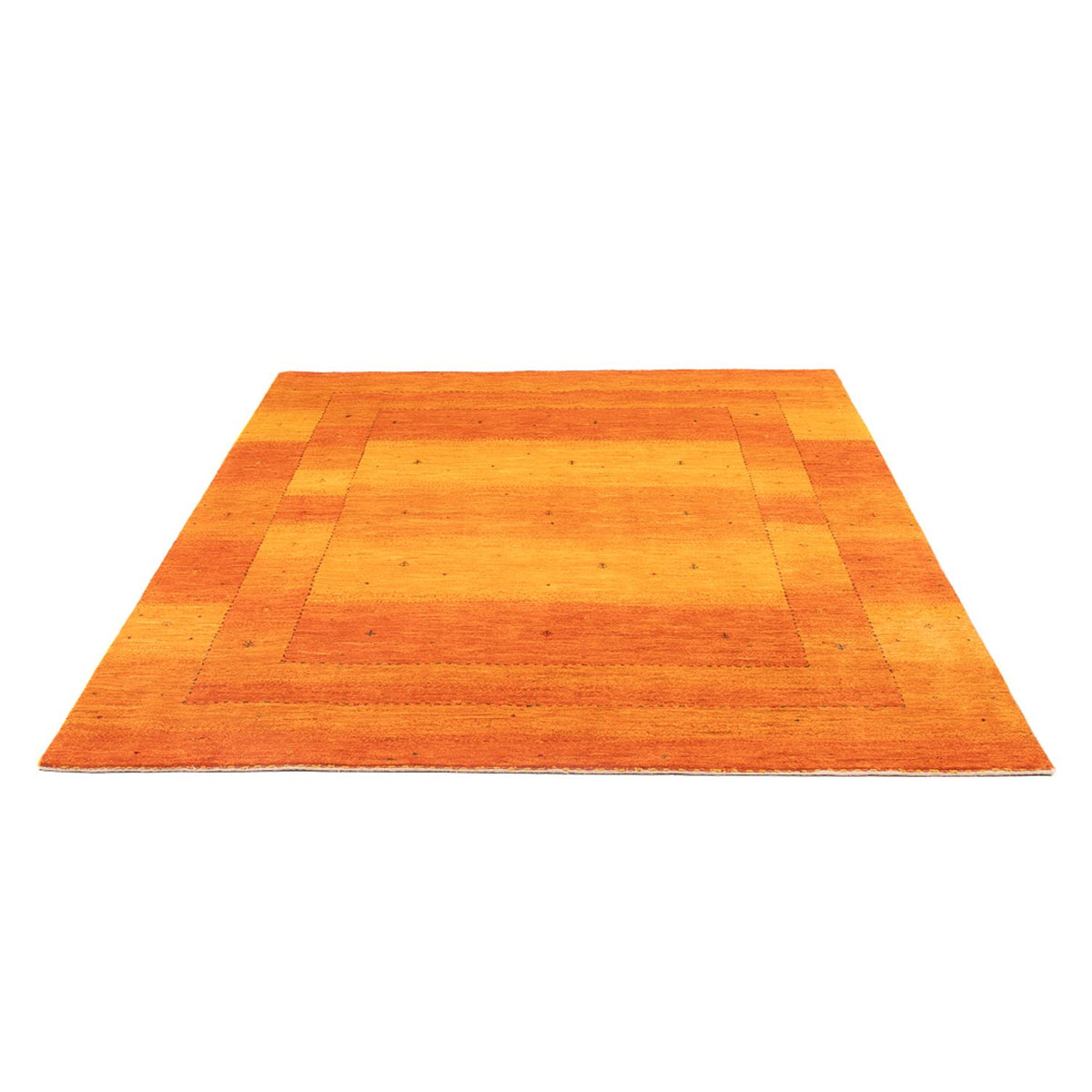 Alfombra Gabbeh - Loribaft Persa - 209 x 155 cm - naranja