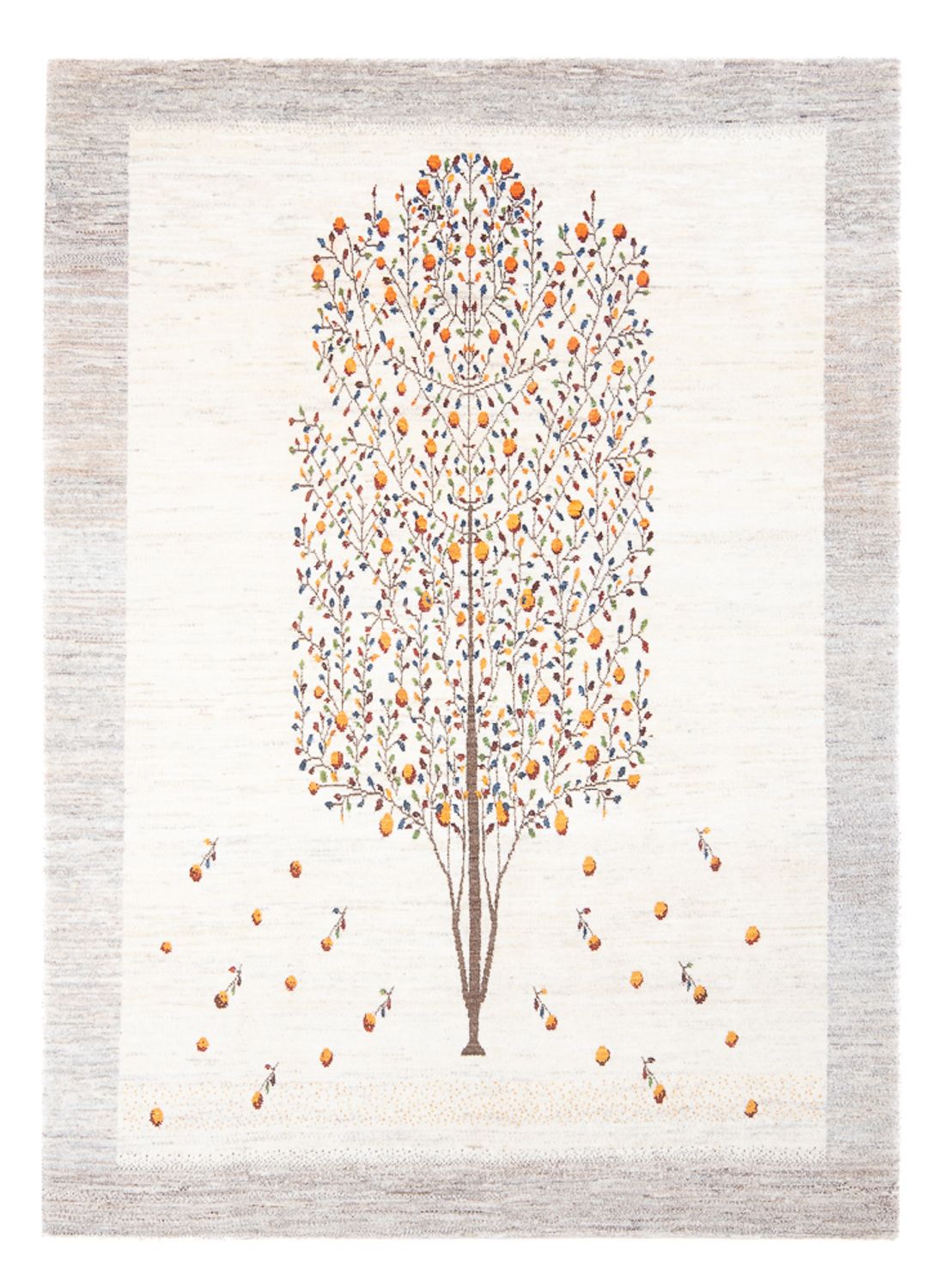 Alfombra Gabbeh - Loribaft Persa - 206 x 148 cm - multicolor