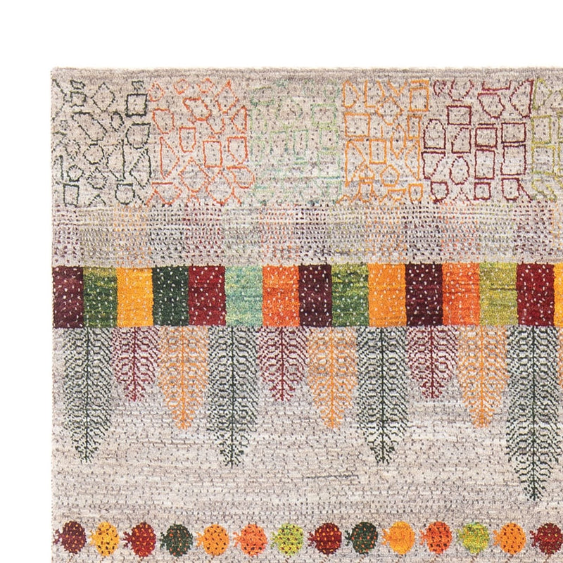 Alfombra Gabbeh - Loribaft Persa - 215 x 152 cm - multicolor