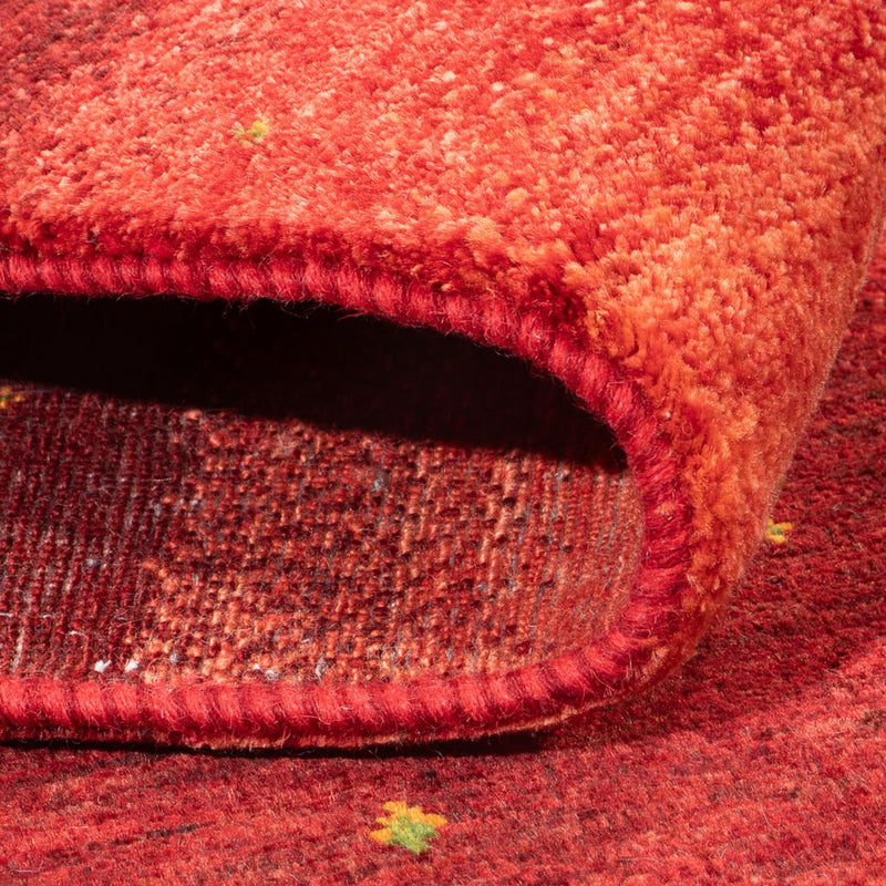 Alfombra Gabbeh - Loribaft Persa - 208 x 157 cm - rojo claro