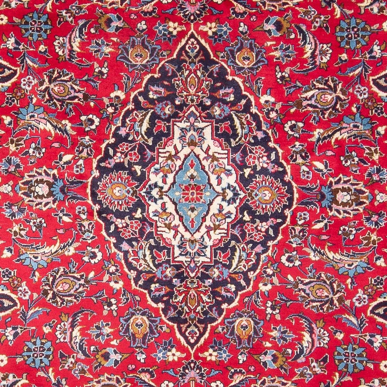 Alfombra persa - Keshan - 290 x 194 cm - rojo