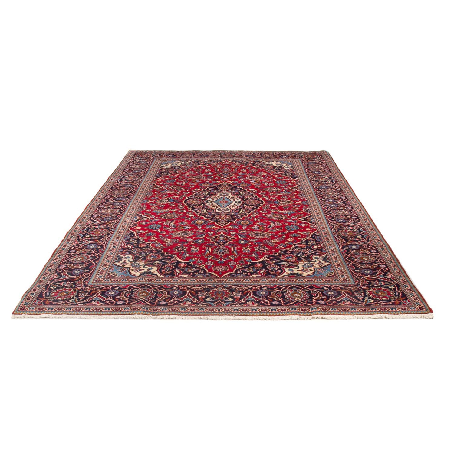 Alfombra persa - Keshan - 290 x 194 cm - rojo