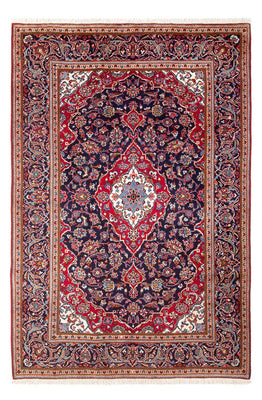 Alfombra persa - Keshan - 300 x 200 cm - azul oscuro