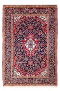 Alfombra persa - Keshan - 300 x 200 cm - azul oscuro