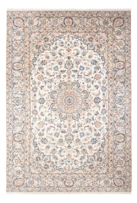 Alfombra persa - Keshan - 293 x 195 cm - crema