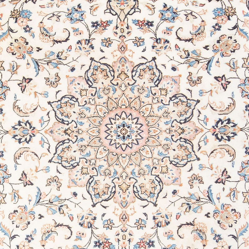 Alfombra persa - Keshan - 293 x 195 cm - crema
