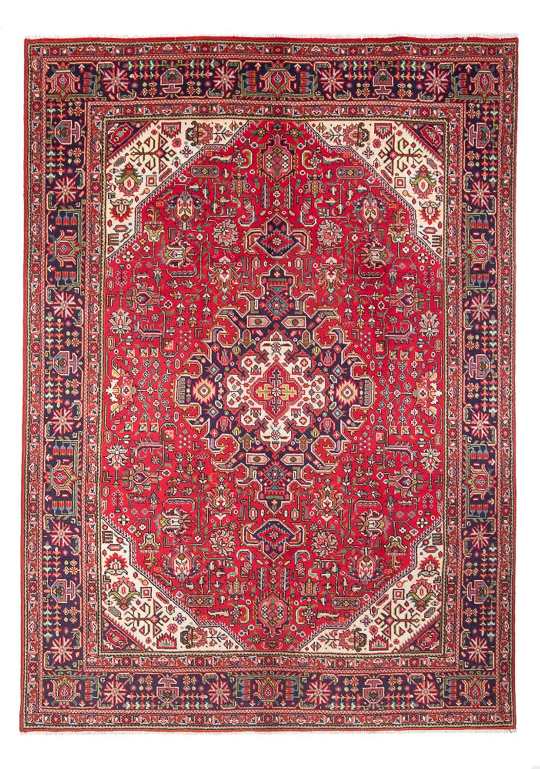 Alfombra persa - Tabriz - 285 x 197 cm - rojo