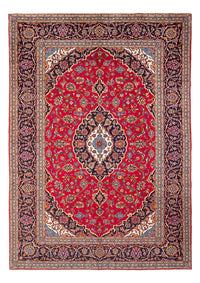 Alfombra persa - Keshan - 296 x 203 cm - rojo