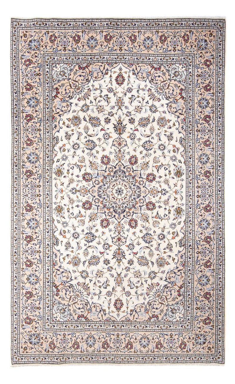 Alfombra persa - Keshan - 302 x 199 cm - crema