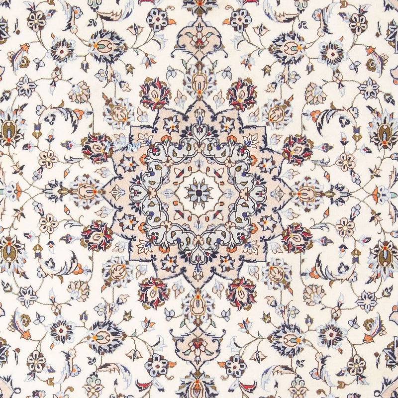 Alfombra persa - Keshan - 302 x 199 cm - crema