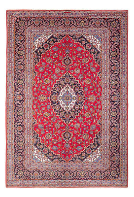 Alfombra persa - Keshan - 294 x 201 cm - rojo
