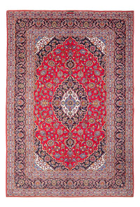 Alfombra persa - Keshan - 294 x 201 cm - rojo
