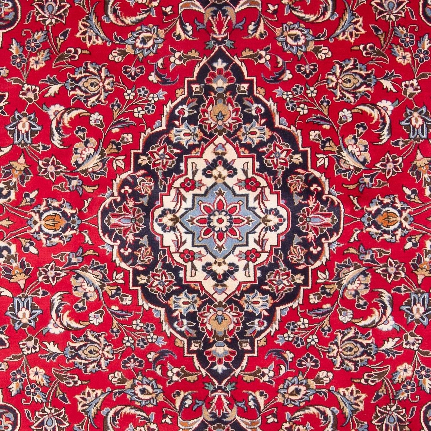 Alfombra persa - Keshan - 300 x 205 cm - rojo