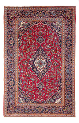 Alfombra persa - Keshan - 295 x 195 cm - rojo