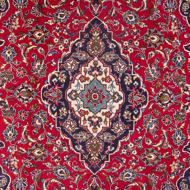 Alfombra persa - Keshan - 295 x 195 cm - rojo