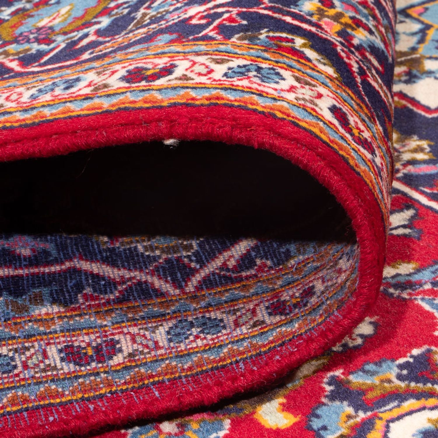Alfombra persa - Keshan - 295 x 195 cm - rojo