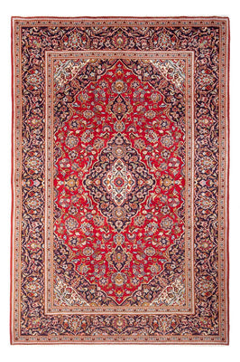 Alfombra persa - Keshan - 307 x 203 cm - rojo