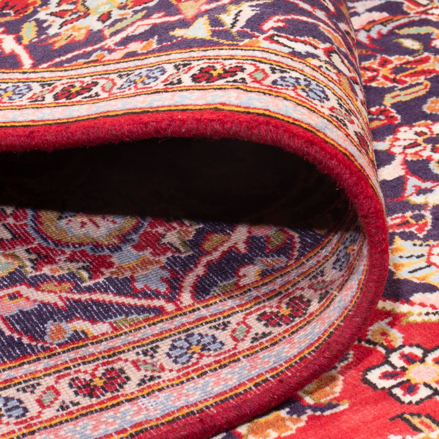 Alfombra persa - Keshan - 307 x 203 cm - rojo